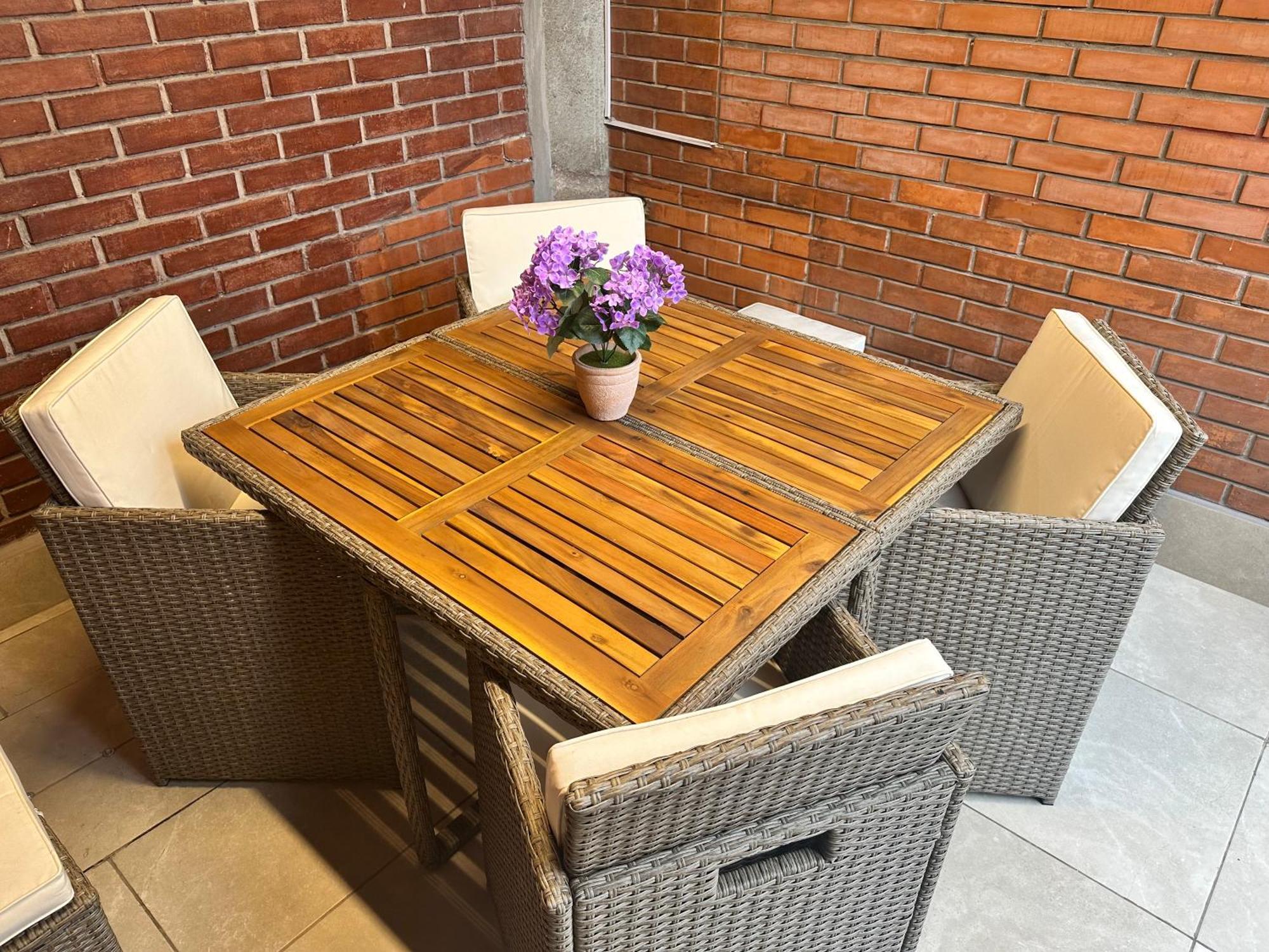 Hermoso dpto amoblado, 1 piso, wifi, terraza y cochera en San Miguel Lima Exterior foto